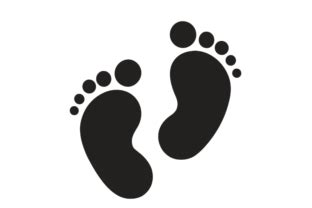 Baby Footprint SVG, Baby Feet SVG Graphic by Artful Assetsy · Creative Fabrica
