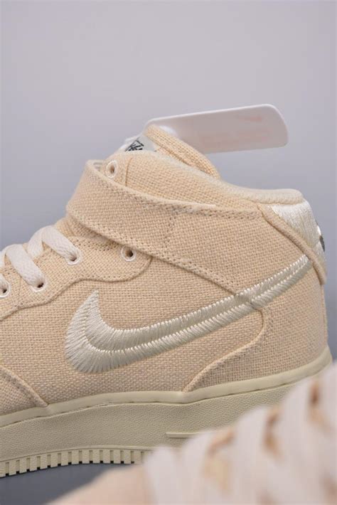 Nike Air Force 1 Mid Stussy, Women's Fashion, Footwear, Sneakers on Carousell