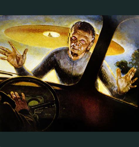 Vintage 1950's Sci-Fi Flying Saucer illustration. | Sci fi art, Science fiction art, Sci fi