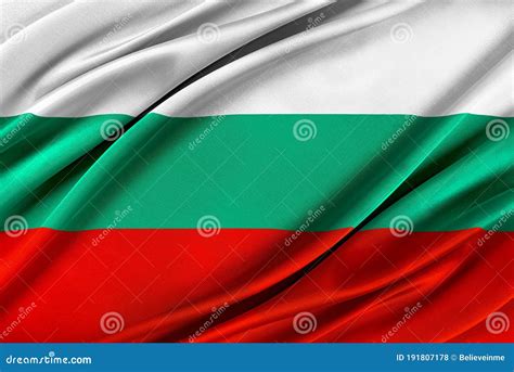 Colorful Bulgaria Flag Waving in the Wind. Stock Photo - Image of korea ...