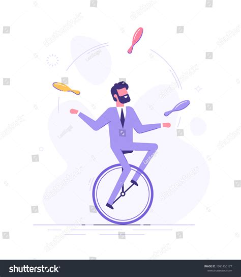 1,850 Man riding unicycle Images, Stock Photos & Vectors | Shutterstock