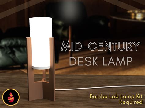 Mid-Century Desk Lamp by JamesThePrinter | Download free STL model ...