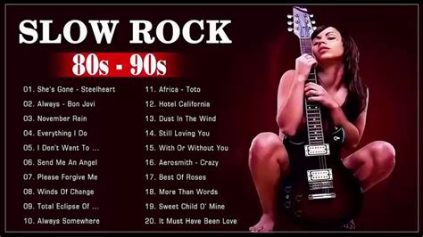 Best Rock Ballads 80s, 90s --- The Best Rock Ballads Songs Of All Time ...