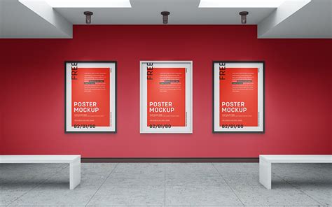 Free art gallery mockup - Mockups Design