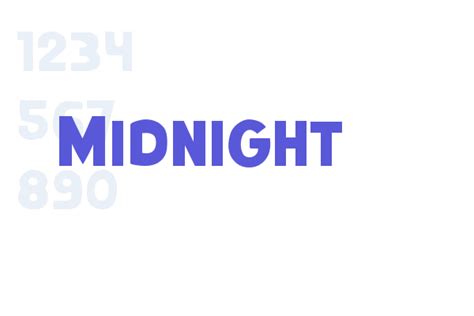 Midnight - Font Free [ Download Now ]