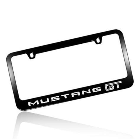 Ford Mustang GT License Plate Frame - Black – SR1 Performance