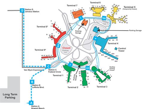 New York map of airports - ToursMaps.com