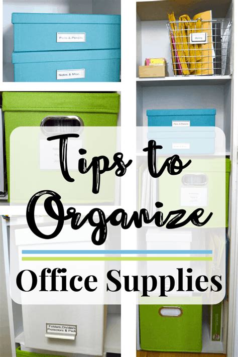 Organize Office Supplies at Home - Organized 31