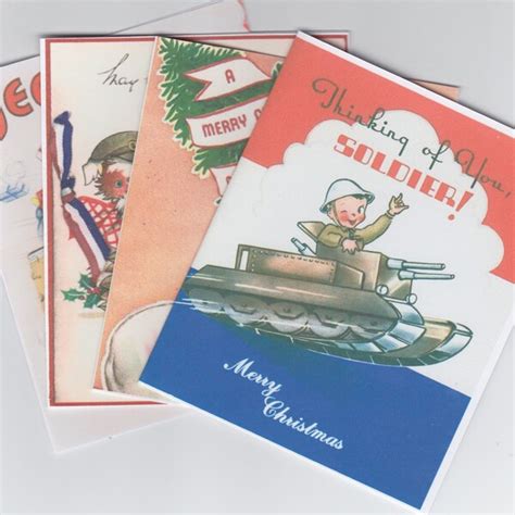 Ww2 Christmas Cards - Etsy