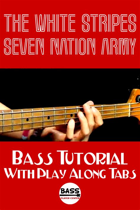 Bass Songs for Beginners - Seven Nation Army | Guitar chords for songs, Bass guitar lessons ...