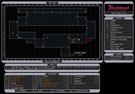 Bloodstained: Ritual of the Night Den of Behemoths Map Map for PlayStation 4 by Zeric - GameFAQs