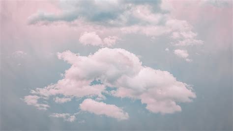 Wallpaper Clouds, Sky, Porous, Pastel, Light - Pastel Wallpaper 4k - 2048x1152 Wallpaper - teahub.io