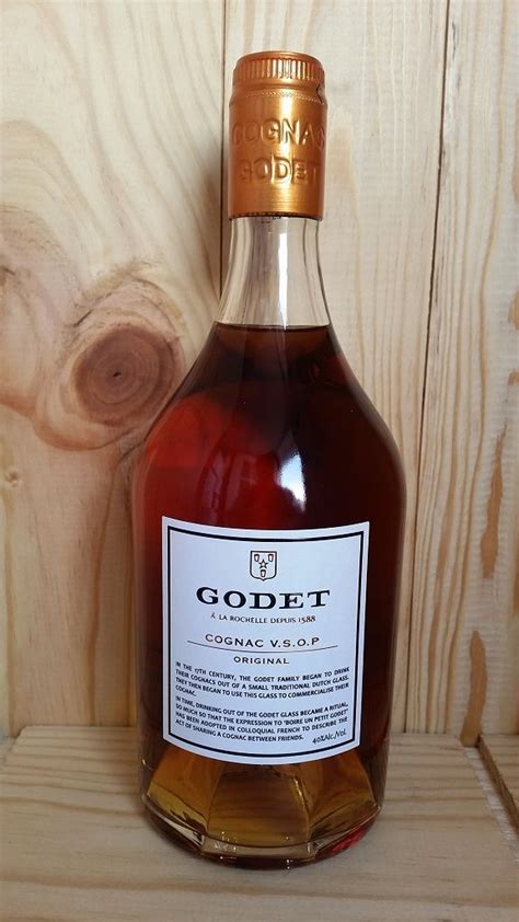 Godet VSOP Cognac AC 40% | Fareham Wine Cellar | Cognac, Cask, Rosé wine bottle