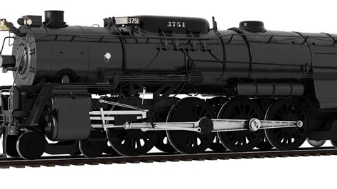 Santa Fe Steam Locomotive Model - TurboSquid 1468653