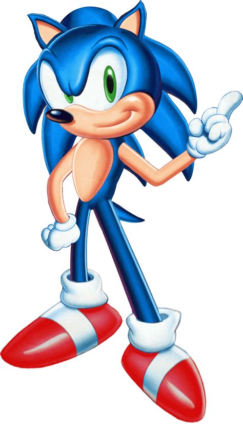 [OC] Modern Sonic in the style of Classic Sonic : r/SonicTheHedgehog