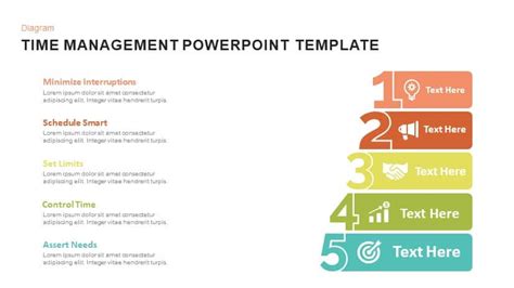 Time management PowerPoint template and Keynote Slide