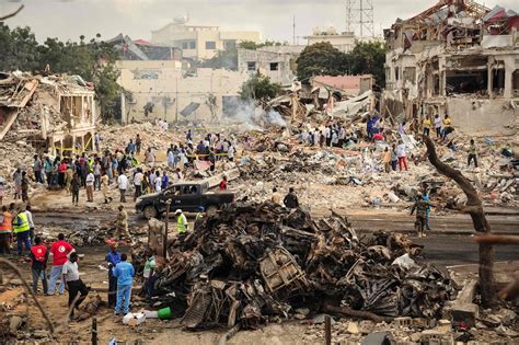 Mogadishu Truck Bombings Are Deadliest Attack in Decades - The New York Times