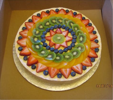 Fruit Tart Cake - CakeCentral.com