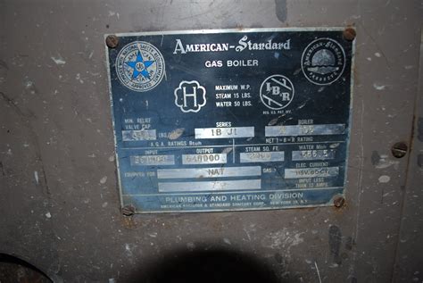 Old American Standard Furnace Parts