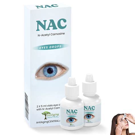 Anti Aging Central NAC Eye Drops - N-Acetyl-Carnosine Eye Drops (2 x ...