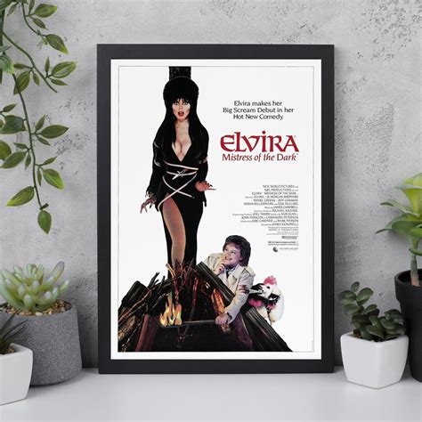 Elvira Mistress of Evil Movie Art Film Poster Print Wall Art - Etsy