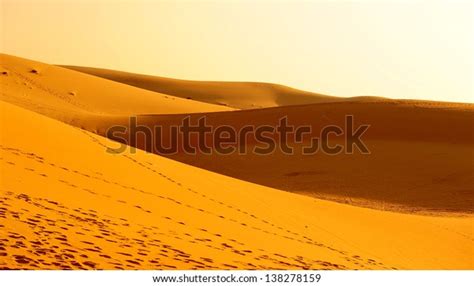 Sand Dunes Sunrise Stock Photo (Edit Now) 138278159