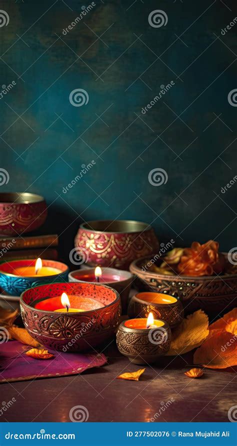 Diwali is the Festival of Lights in India Stock Illustration ...