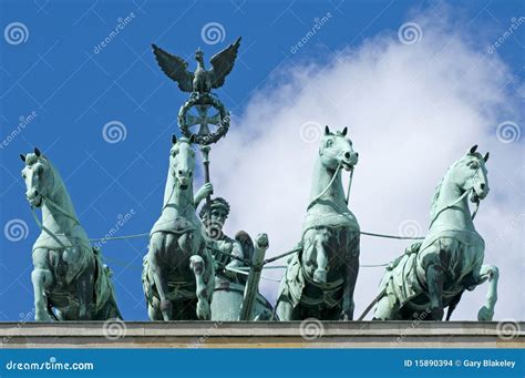 Brandenburg Gate Quadriga Stock Images - Image: 15890394