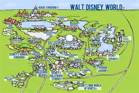 Shades Of Green Resort Map - Map Of Walt Disney World