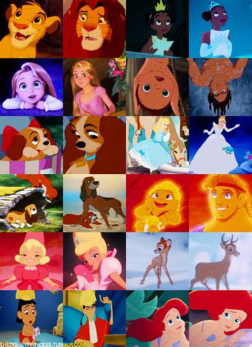 Disney Characters Then and Now - Disney Photo (30733219) - Fanpop