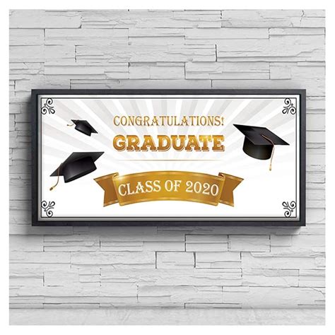 Personalized Grad Banner, 2020 Graduation Decorations, Graduation Party ...