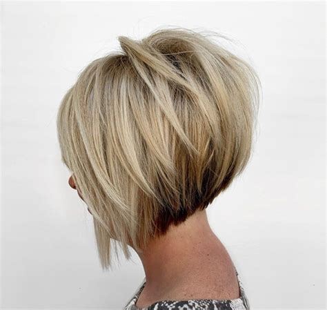 19 Angled Layered Bob Haircut - Short Hairstyle Trends - Short Locks Hub