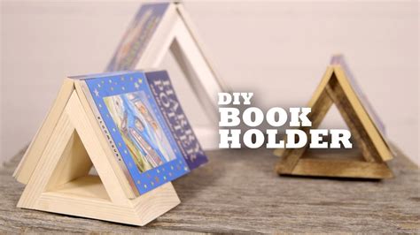 DIY Book Holder - YouTube