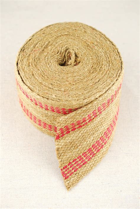 Upholstery Webbing Red 3.5" x 10yds