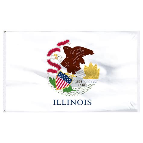 Illinois flag 2ft x 3ft Nylon - Walmart.com