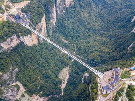 Where Is The World's Highest Glass-Bottomed Bridge? - WorldAtlas