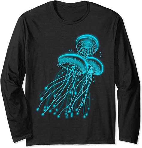 Amazon.com: Jellyfish ocean funny Graphic Long Sleeve T-Shirt : Clothing, Shoes & Jewelry