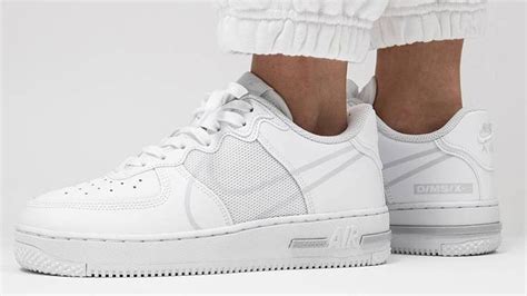 Nike Air Force 1 React White | Where To Buy | CT1020-101 | The Sole Womens