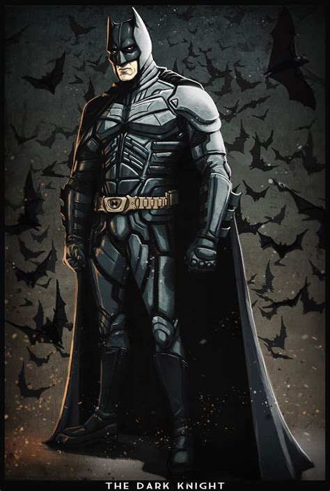 BATMAN the dark knight cartoon version by digitalinkrod on DeviantArt