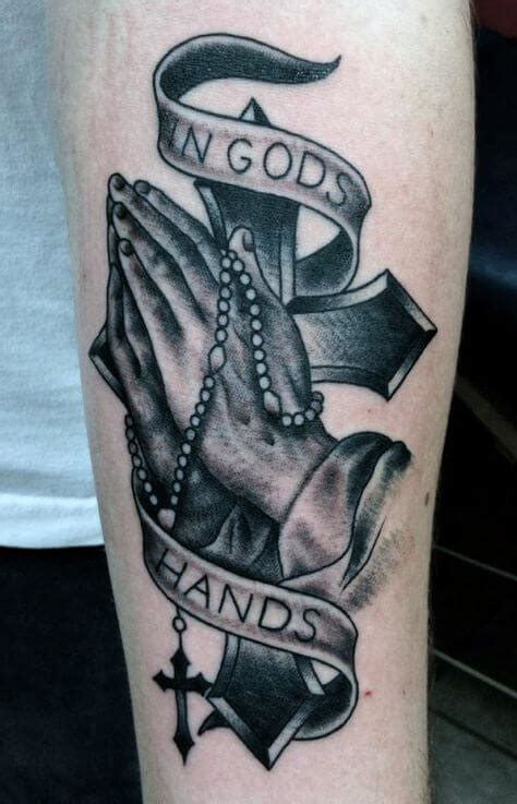 15+ In Gods Hands Tattoo Designs for Strong Religious Faith ...