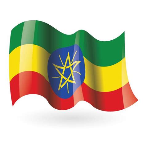 Ethiopia flag image Royalty Free Stock SVG Vector