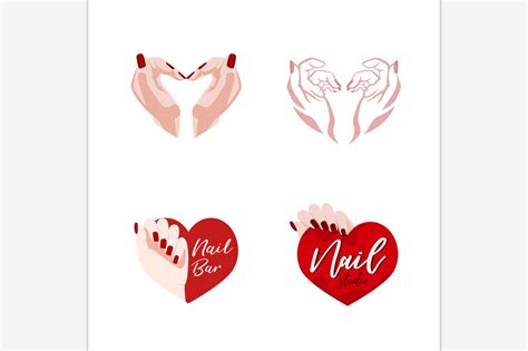 Manicure Logo set | Icons ~ Creative Market