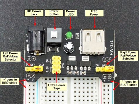 Breadboard Power Supply Module - ProtoSupplies