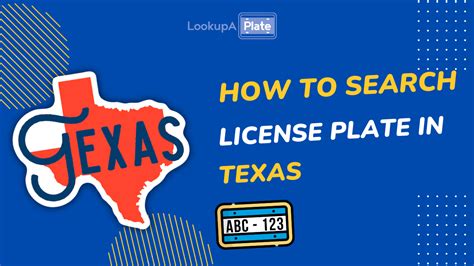 Texas License Plate Lookup: Report a TX Plate (Free Search)