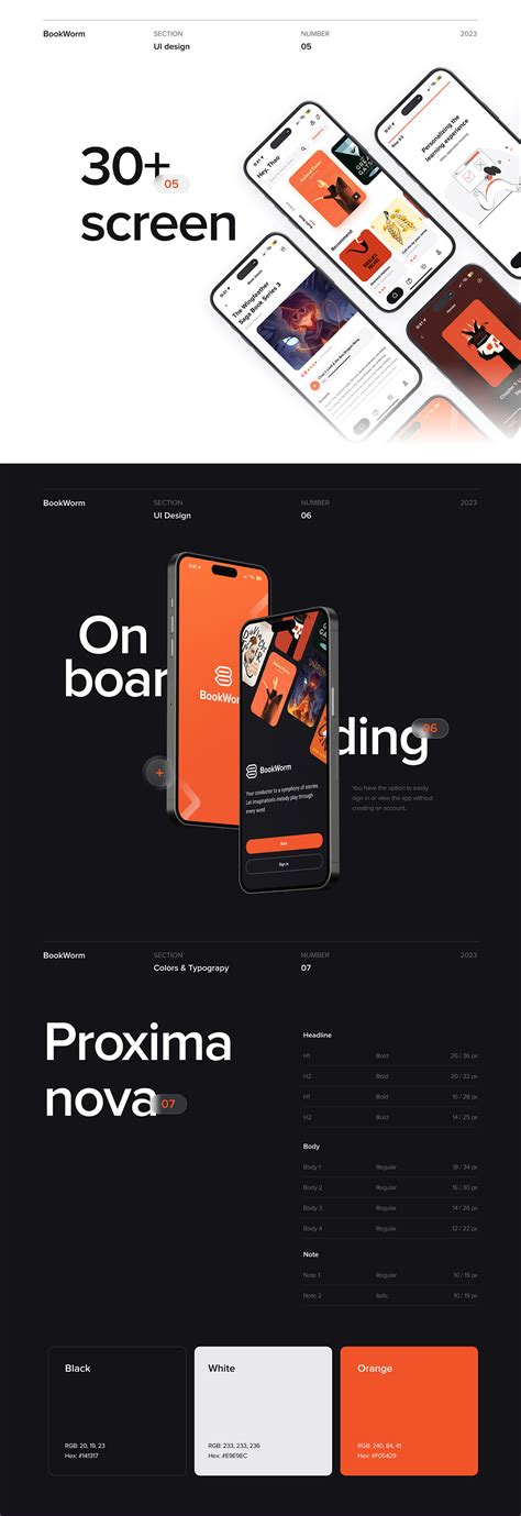 BookWorm I Mobile App on Behance