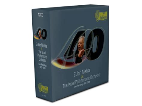 Buy The Israel Philharmonic - 40 years of ZUBIN MEHTA, 12 CD Box Set ...