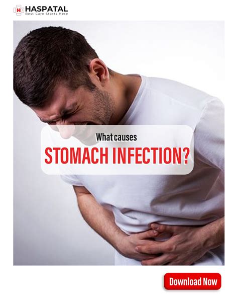 What causes stomach infection? Haspatal Video Consultation App