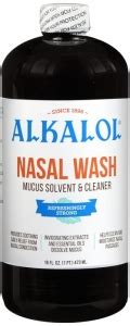 Alkalol Nasal Wash Mucus Solvent and Cleaner- 16oz