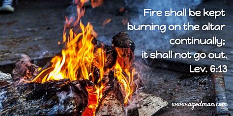 Every Service to God must be Based on the Fire from the Altar of Burnt Offering