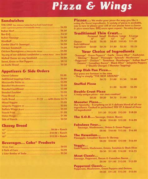 Sunny's Pizza Menu, Menu for Sunny's Pizza, San Marcos, San Marcos ...